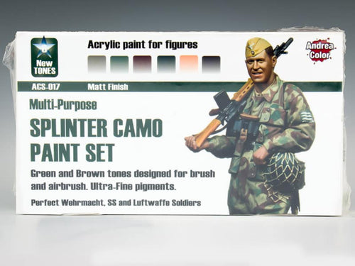 Andrea Color Splinter Camo Paint set